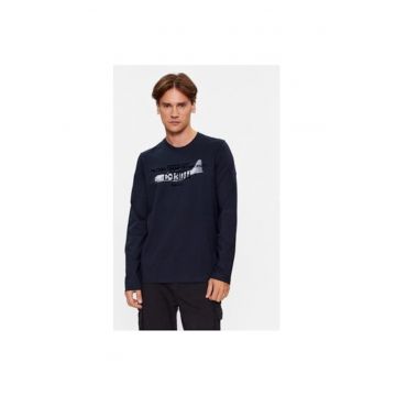 Bluza barbati -  303319618 - Bumbac - Albastru