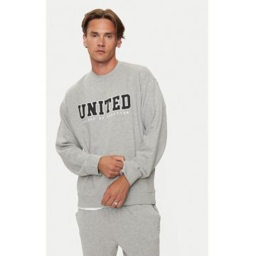 Bluza barbati -  304268519 - Bumbac - Gri