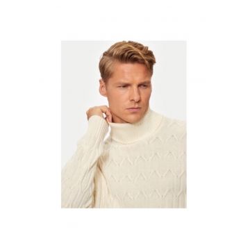 Bluza barbati -  304520686 - Lana/Nylon - XL INTL - Bej