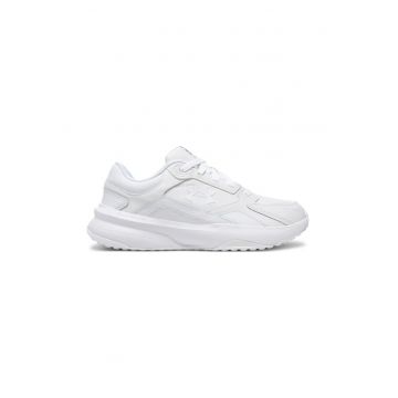 Edge - Pantofi cu insertii de piele pentru antrenament Edge - Alb