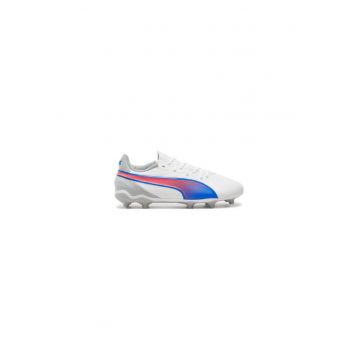Ghete de fotbal barbati  304532573 - Piele ecologica - Alb