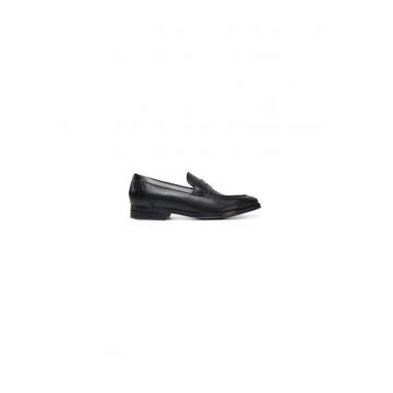 Mocasini barbati  304629044 - Piele naturala - Negru