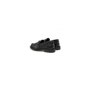 Mocasini Unisex  305042088 - Piele naturala - Negru