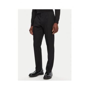Pantaloni Barbati -  305315168 - Lana - Elastan - Negru - Negru