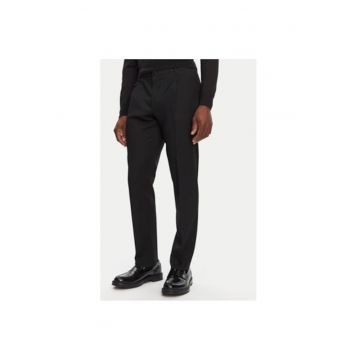 Pantaloni Barbati -  305315168 - Lana - Elastan - Negru