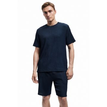 Pantaloni scurti texturati
