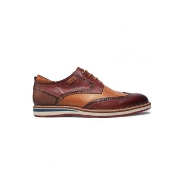 Pantofi barbati  304358203 - Piele naturala - Maro