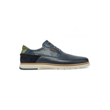 Pantofi barbati  304903465 - Piele naturala - Albastru