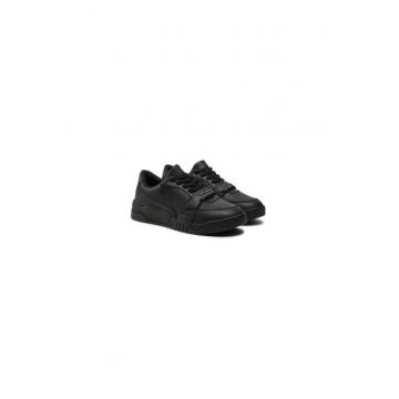 Pantofi sport barbati  304387487 - Piele naturala - Negru