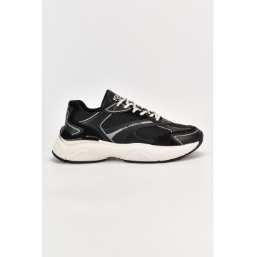 Pantofi sport de piele si plasa