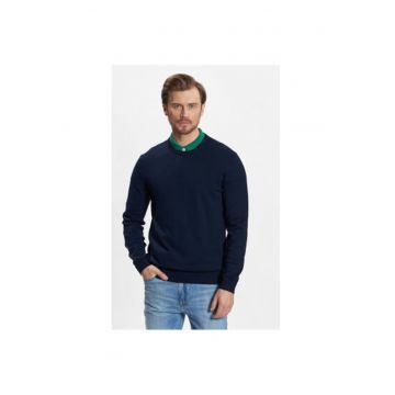 Pulover barbati -  301812159 - Bumbac - Albastru