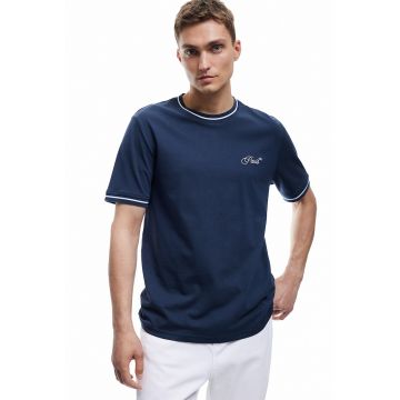 Tricou cu accente cu model in dungi