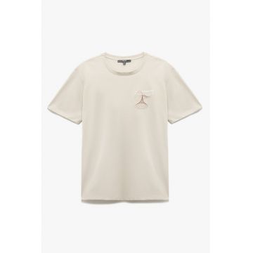 Tricou cu detaliu cu imprimeu