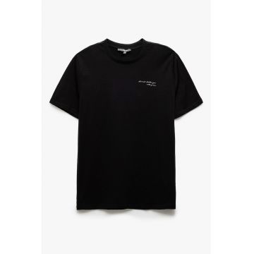 Tricou de bumbac cu text
