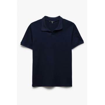 Tricou polo slim fit de bumbac