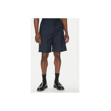 Pantaloni scurti barbati -  305348098 - Viscoza/Bumbac - Albastru