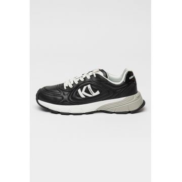 Pantofi sport de piele cu logo