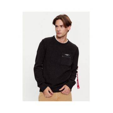 Pulover barbati -  303319717 - Lana/Bumbac/Nylon - Negru - Negru