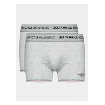 Set 2 boxeri barbati -  303095048 - Bumbac - Gri