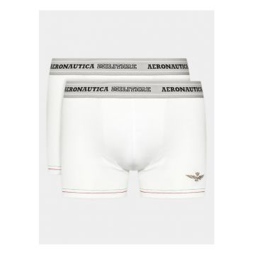 Set 2 boxeri barbati -  303095130 - Bumbac - Alb