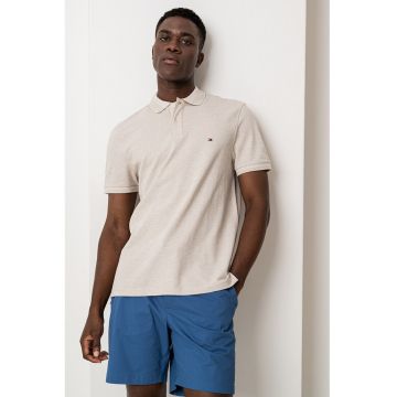 Tricou regular-fit cu guler polo