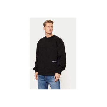 Bluza barbati -  304614002 - Bumbac organic - Negru