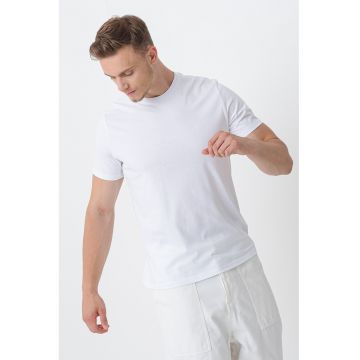 CALVIN KLEIN - Tricou uni de bumbac