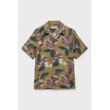 Camasa din amestec de modal cu model floral