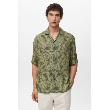 Camasa regular fit cu model abstract