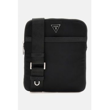 Geanta crossbody cu detaliu logo