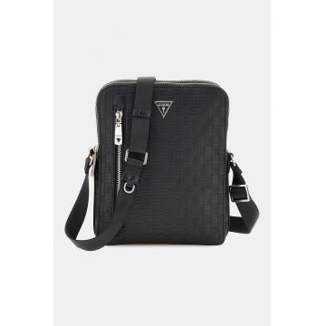 Geanta crossbody din piele ecologica cu logo