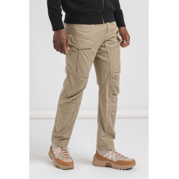 Pantaloni cargo cu talie medie