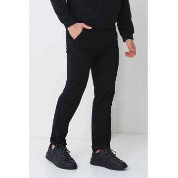 Pantaloni cargo cu talie medie