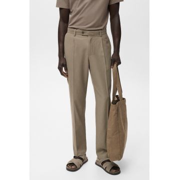 Pantaloni eleganti din amestec de lyocell cu buzunare laterale