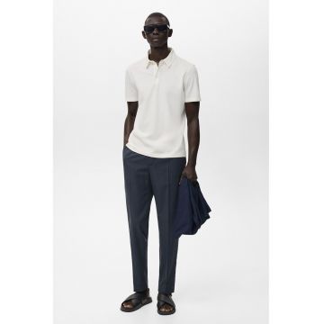 Pantaloni eleganti din amestec de lyocell cu buzunare laterale