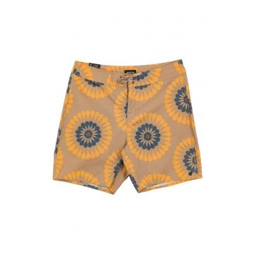 Pantaloni scurti baie -  Bej - Poliester -