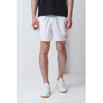 Pantaloni scurti uni cu buzunare oblice