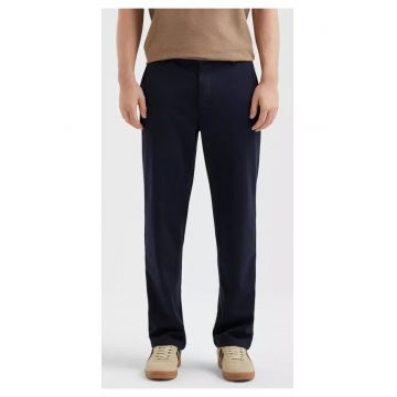 Q/S by s.Oliver Pantaloni chino - barbati - jogger din jerseu - Bleumarin inchis -