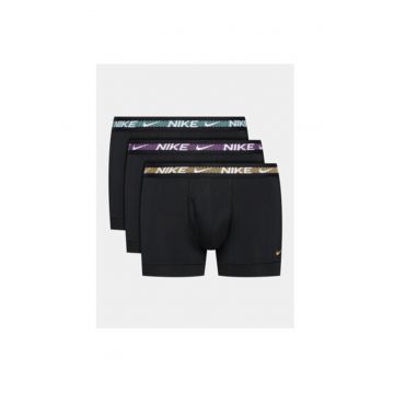 Set 3 perechi boxeri barbati -  303332877 - Poliester - S INTL - Negru
