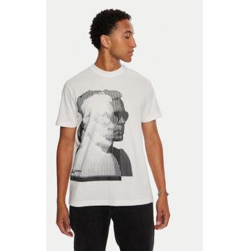 Tricou barbati -  304252037 - Bumbac organic - Alb