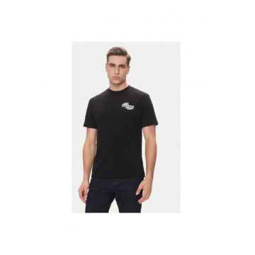 Tricou barbati  A2M17040 - Bumbac organic/Poliester - M INTL - Negru