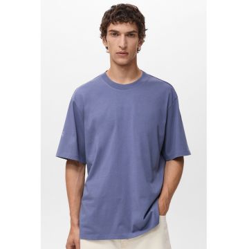 Tricou de bumbac cu imprimeu pe spate