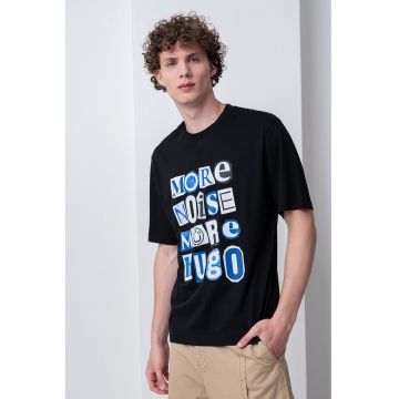 Tricou de bumbac cu text