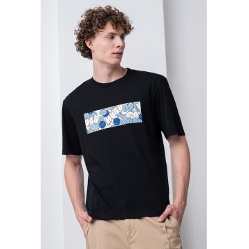Tricou din bumbac cu imprimeu logo