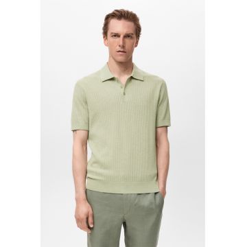 Tricou polo din amestec de bumbac si in