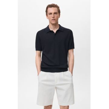 Tricou polo din amestec de bumbac si in