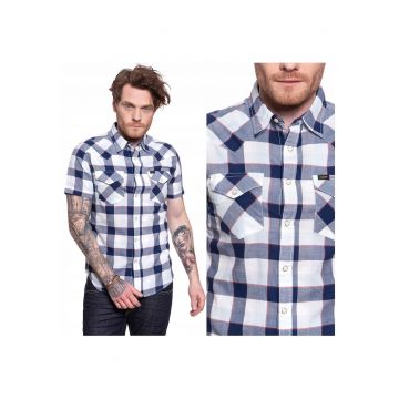 Camasa Barbati -  Ss Western - Croi: Slim Fit - Inchidere: Capse - Compozitie Material: 100% Bumbac - Numar De Buzunare: 2 - Alb - 1 Bucata