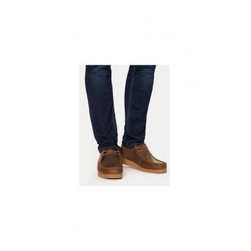 Mocasini barbati  302915729 - Piele naturala - Maro