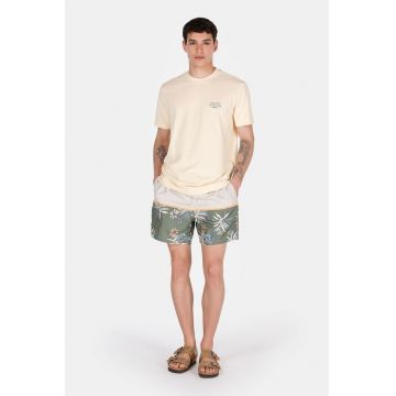 Pantaloni scurti de plaja cu imprimeu tropical