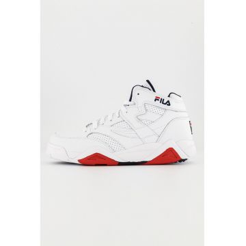 Pantofi sport mid-high din piele cu insertii din piele ecologica M-Squad